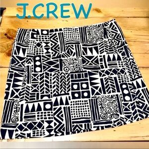 J.CREW Mini Skirt - sz 4 stretch cotton-blend
